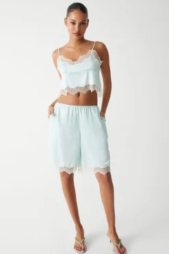 Snuggle Satin Capri Short