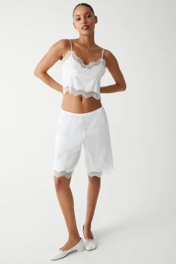Snuggle Satin Capri Short