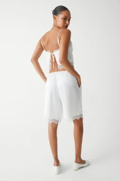 Snuggle Satin Capri Short