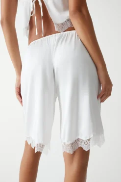 Snuggle Satin Capri Short