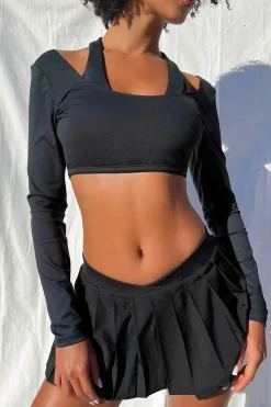 Speedy Long Sleeve Crop Top
