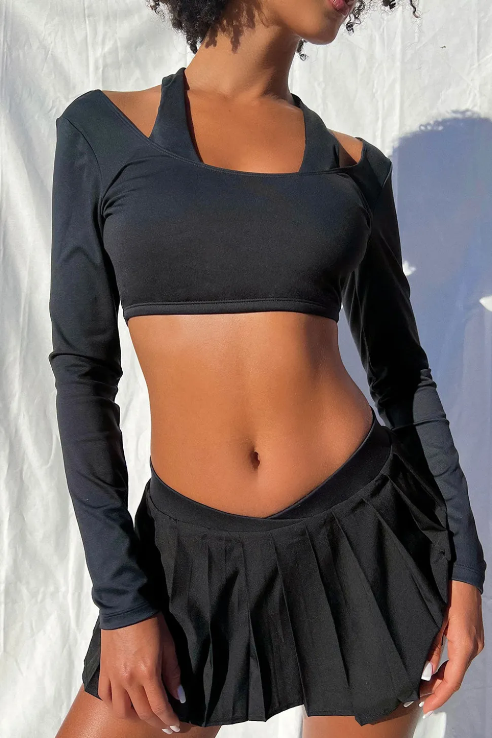 Speedy Long Sleeve Crop Top
