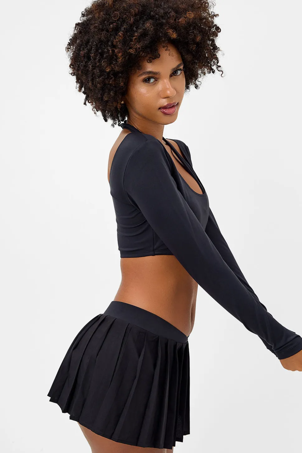 Speedy Long Sleeve Crop Top