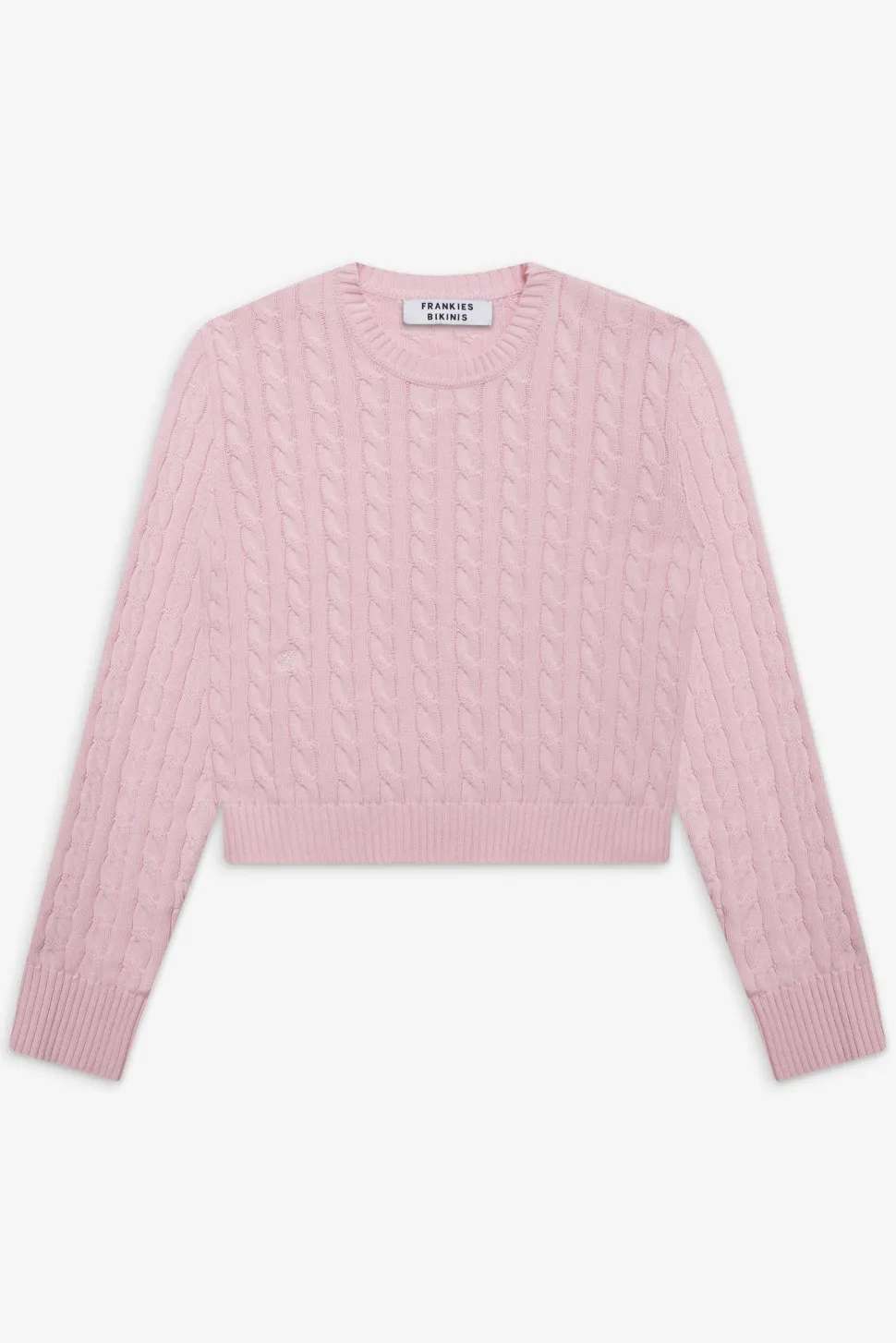 Varsity Cable Knit Sweater