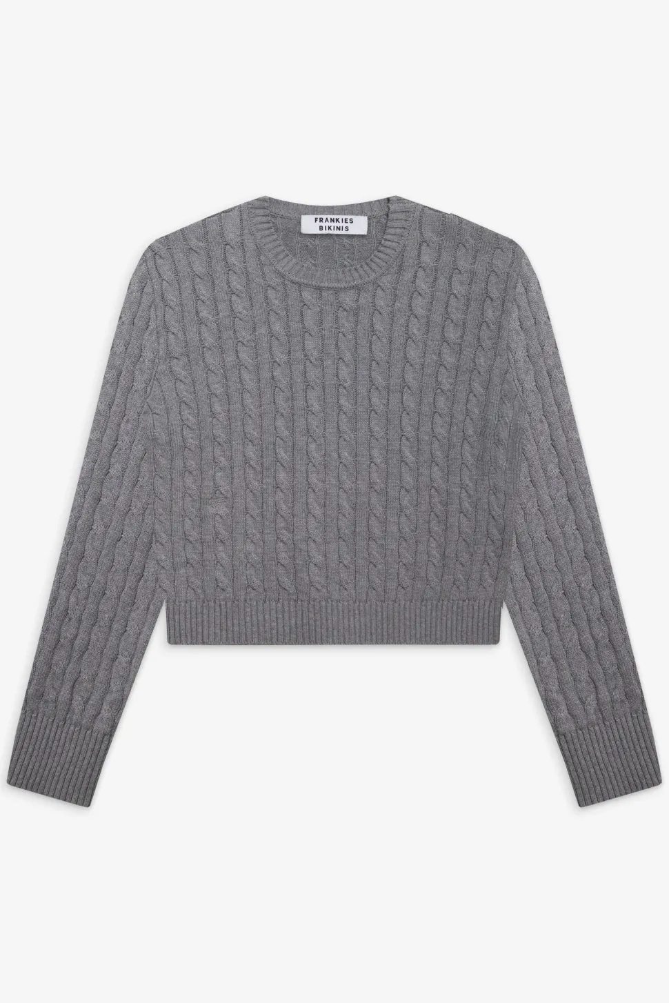 Varsity Cable Knit Sweater