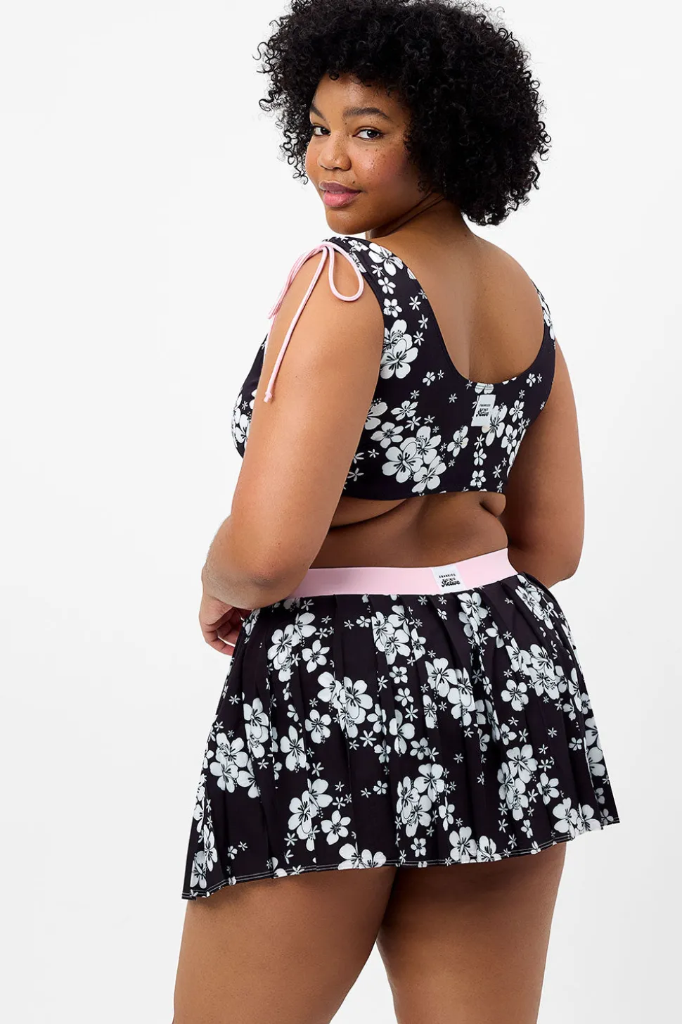 Windy Floral Tennis Skirt