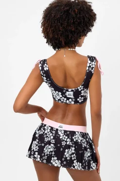 Windy Floral Tennis Skirt
