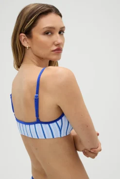 X DJERF AVENUE Bay View Bralette Bikini Top