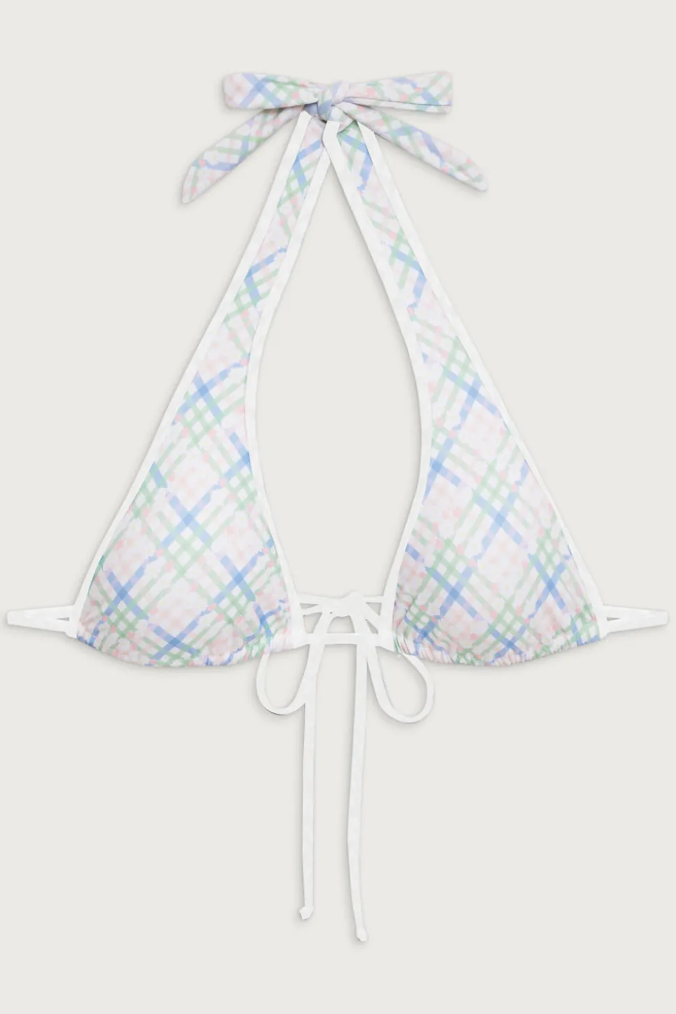 X DJERF AVENUE Diana Halter Bikini Top