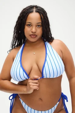 X DJERF AVENUE Diana Halter Bikini Top