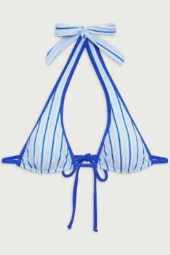 X DJERF AVENUE Diana Halter Bikini Top