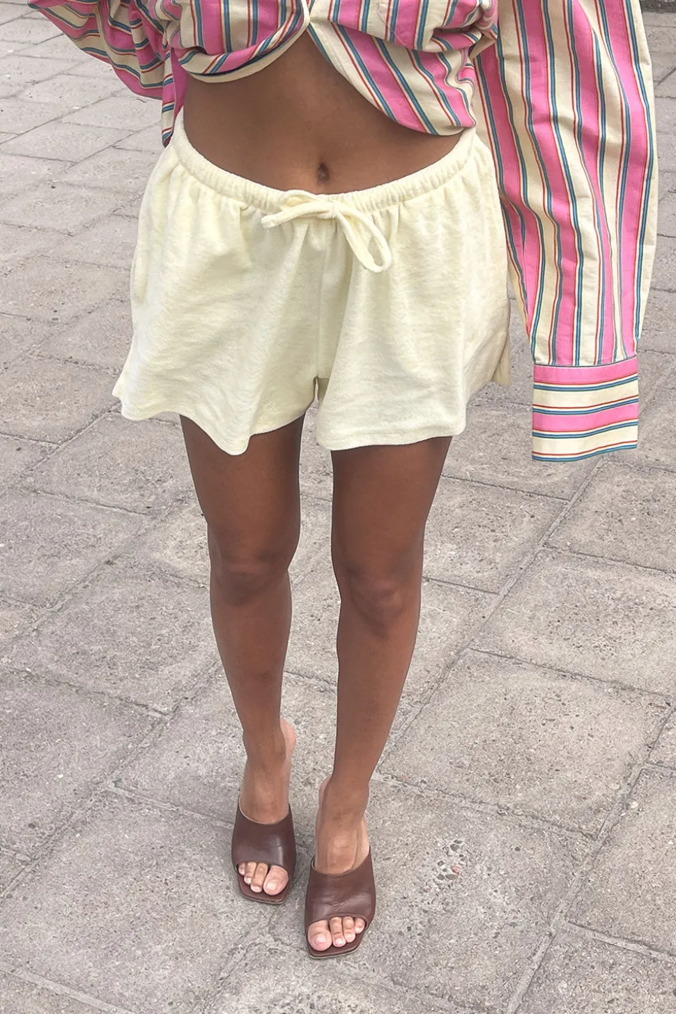 X DJERF AVENUE Terry Shorts